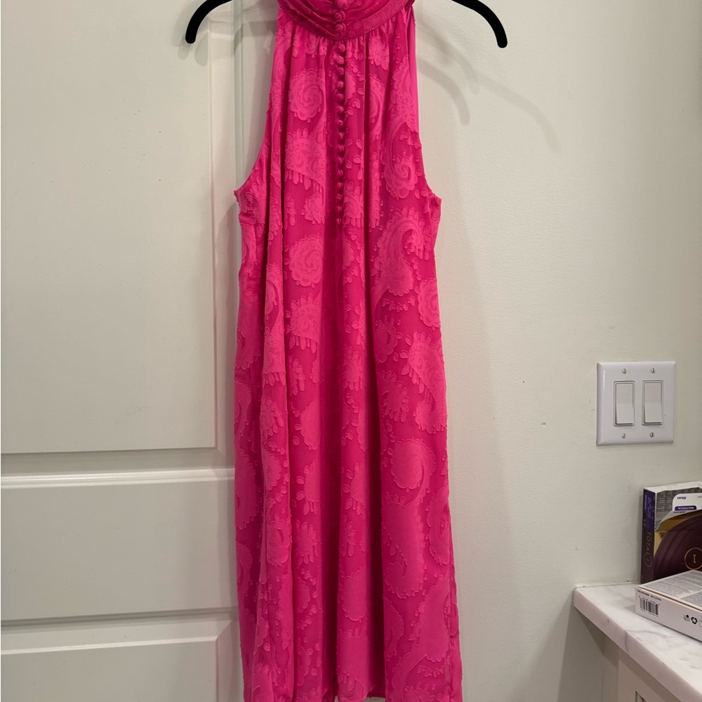 Lilly Pulitzer Vibrant Pink Halter Dress - Picture 5 of 8
